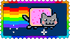 nyan cat stamp