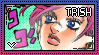 trish JJBA stamp